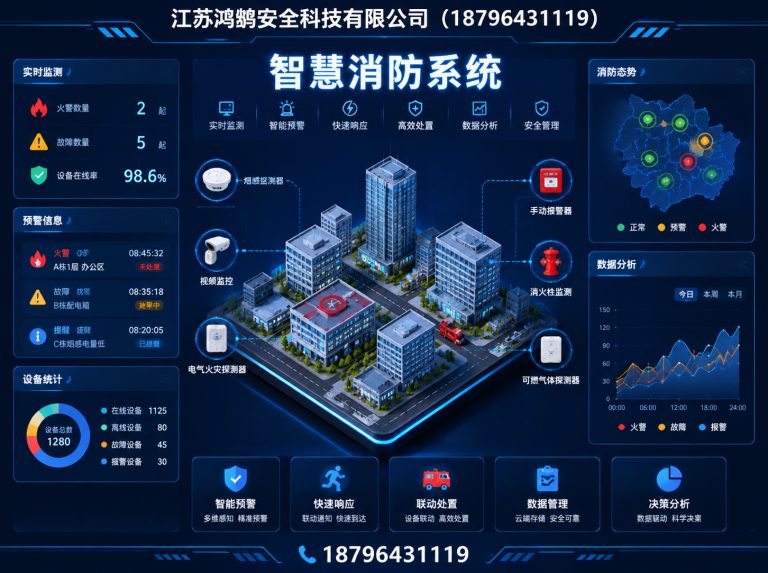 武汉消防通信指挥展示图